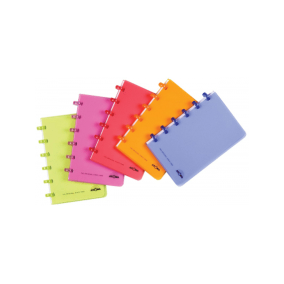 Atoma A6 notitieboekje transparant Assortiment
