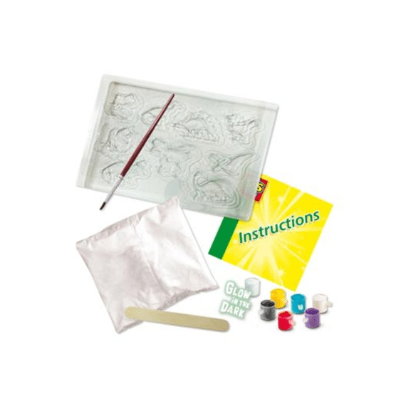 SES 01292 Gips Gieten Relief Dino Fantasie