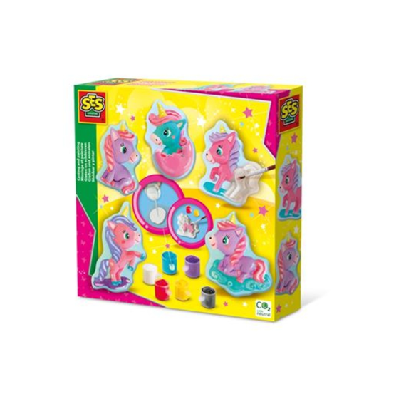 SES 01341 Gieten en Schilderen Baby Unicorns