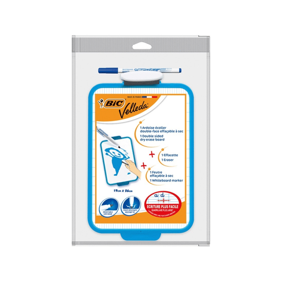 Bic Velleda Whiteboard + 1 stift + wisser 19x26cm