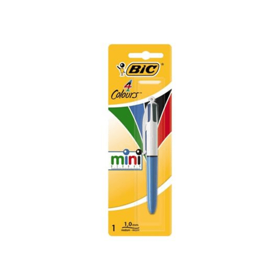 Bic Balpen 4-Kleuren Mini Assortiment
