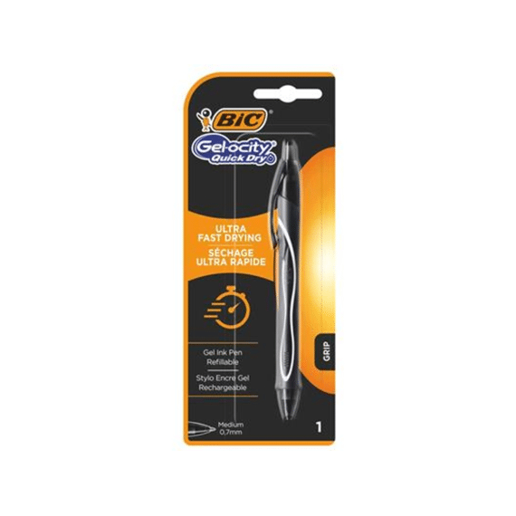 Bic Gelpen Gel-Ocity Quick Dry Zwart