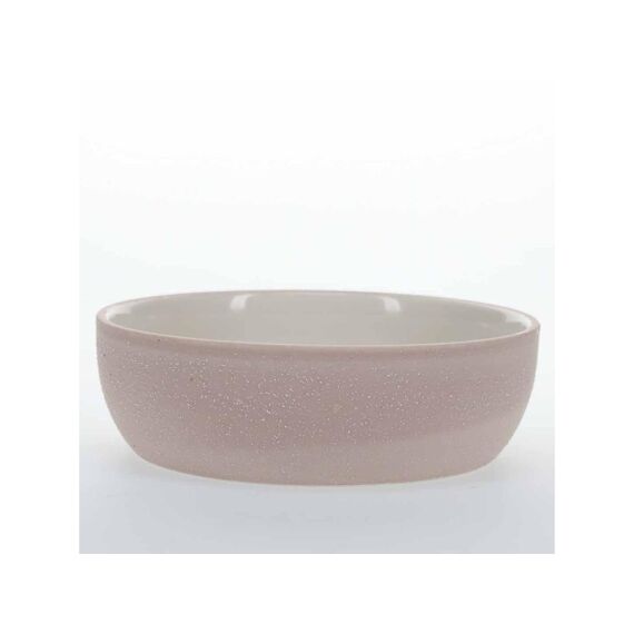 Eetkom Stone Sandy Coral S - 380ml - 14x14x4cm Roze
