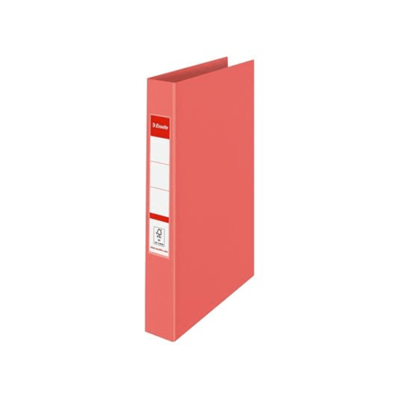 Esselte Ringmap PP A4 25mm 2R Colour Breeze Koraal