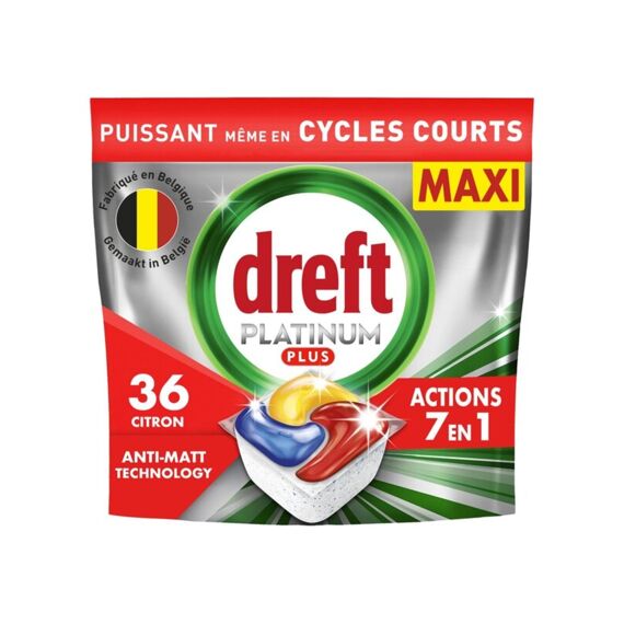 Dreft Vaatwas Tabs All-in-one Lemon 36st