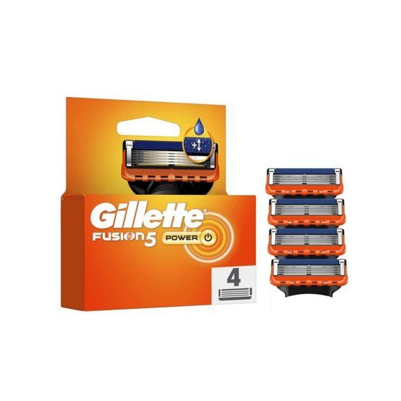 Gillette Fusion Power Mesjes 4st