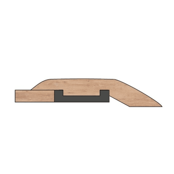 Rigid Floor Overangsprofiel Naturel 1m