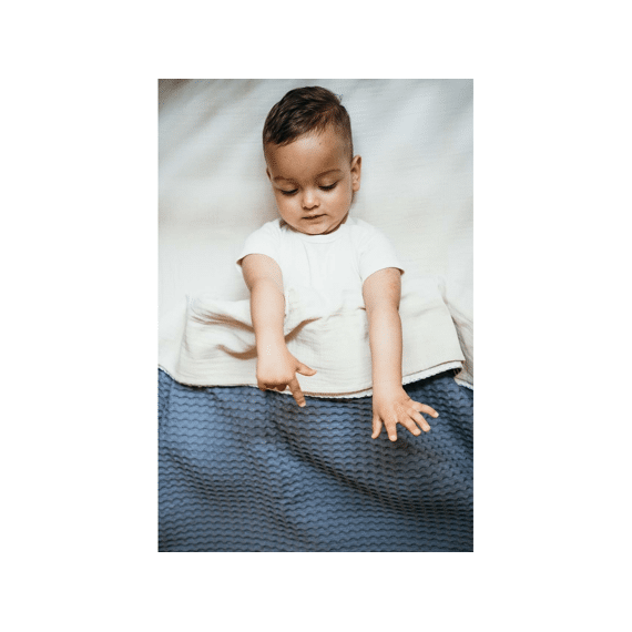Koeka Deken Wieg Oslo Wafel Teddy 75x100
