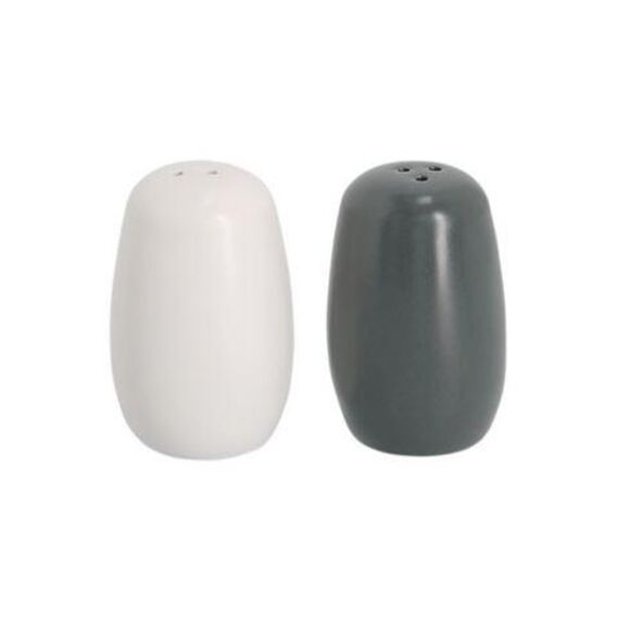 Salt-en Pepper Shaker Set 2 Stuks Anthracite/white
