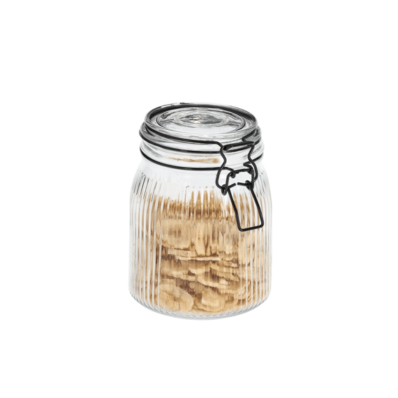 Storage Glass Met Clip Voor Sluiting 1000ml