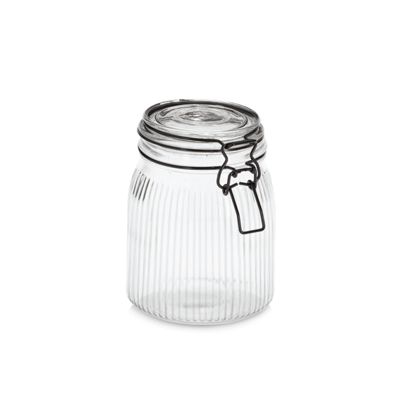 Storage Glass Met Clip Voor Sluiting 1000ml