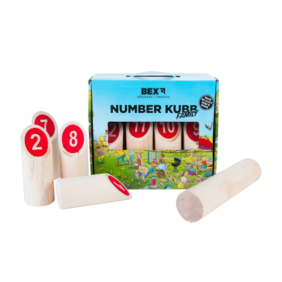 Molkky houten spel number kubb