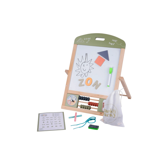 Tafel Schoolbord / Whiteboard Incl Magneetjes, Krijtjes En Marker