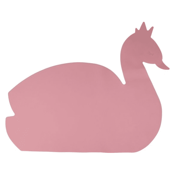 Tryco Placemat Silicone Swan Dusty Rose