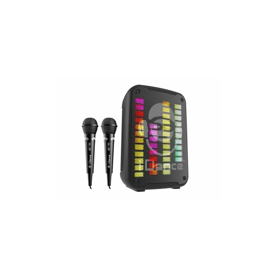 Karaoke Systeem Met Bedrade Microfoons Groove Fun
