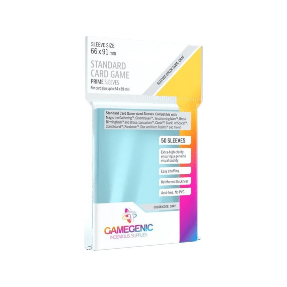Gamegenic Prime Stand Card Sleeves 66x91mm