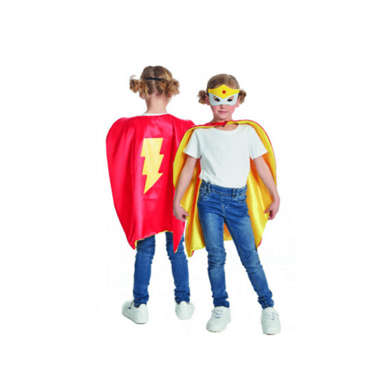 Cape Superheld Rood + Masker