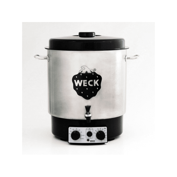 Weck WAT 25A Inmaakketel Volautomatisch RVS Met Kraan en Rooster