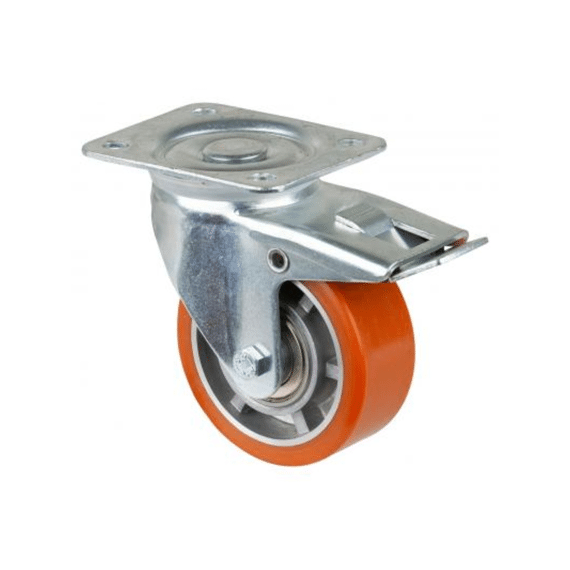 Zwenkwiel Alu+poluy 100 Mm 200kg