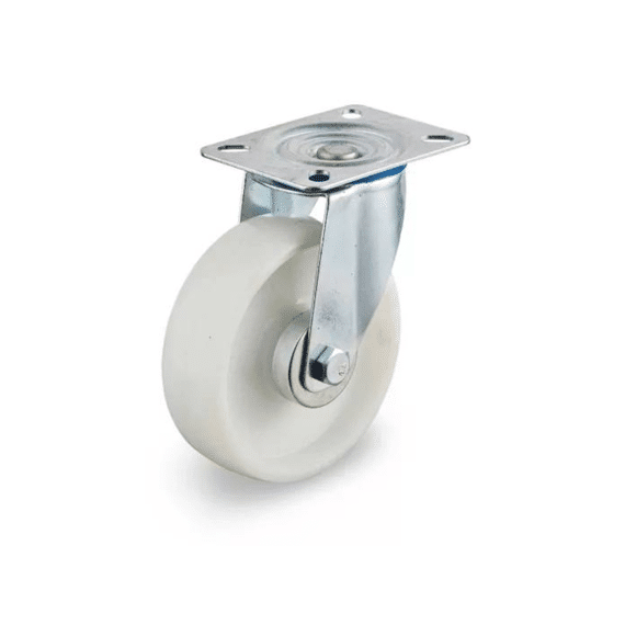 Zwenkwiel Nylon 100 Mm Inox