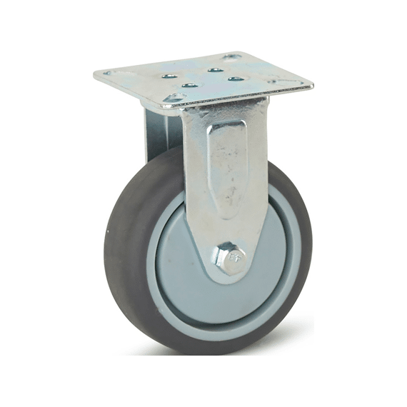 Bokwiel Zwarte Rubber 50 Mm