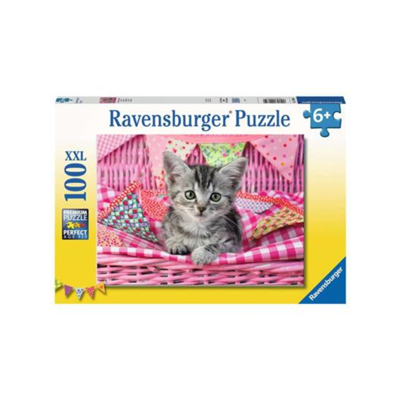 Puzzel 100st XXL Schattig Katje