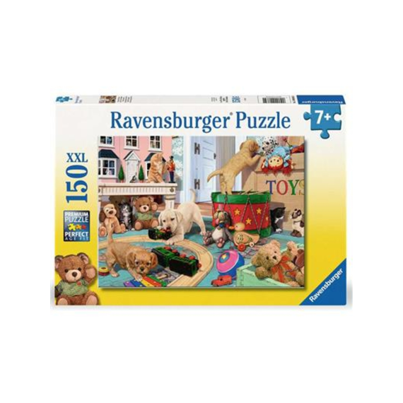 Puzzel 150st XXL Spelende puppy''s