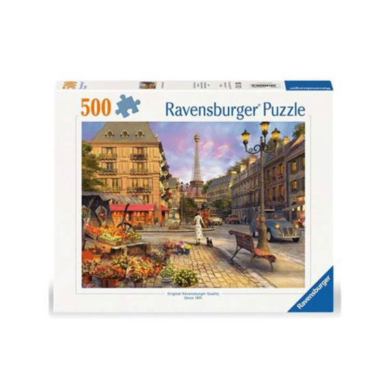 Puzzel 500st Wandeling door Parijs