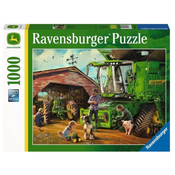 Puzzel 1000st John Deere toen en nu