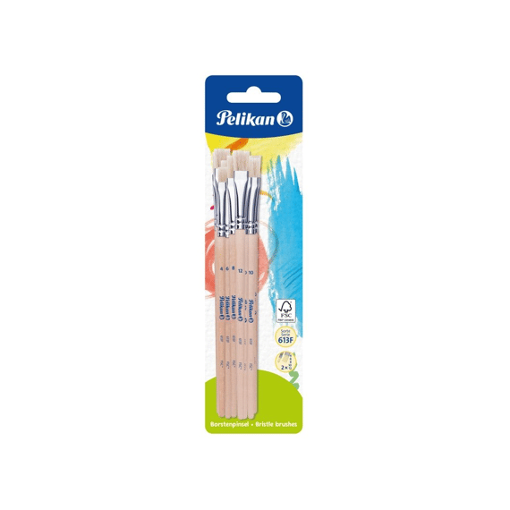 Pelikan penselenset 10st (4-6-8-10-12*2)
