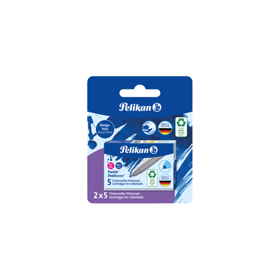 Pelikan Roller Inktpatronen Eco Blauw