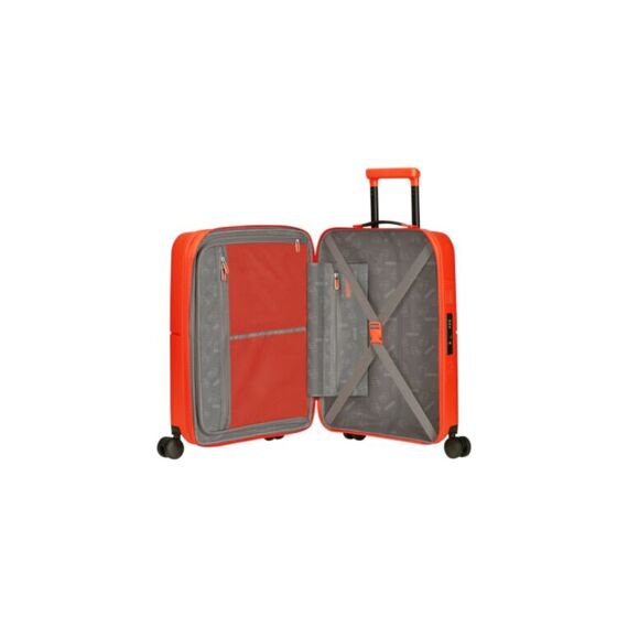 American Tourister Dashpop Spinner 55/20 Exp Tsa Tangerine Red