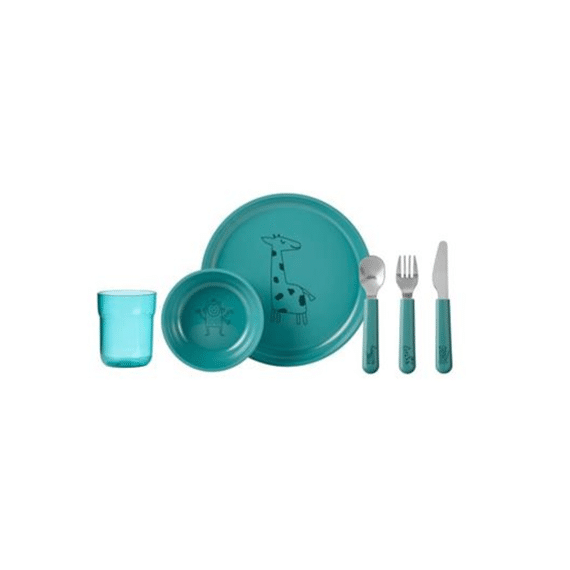 Mepal Kinderset Mio 6-delig Deep Turquoise