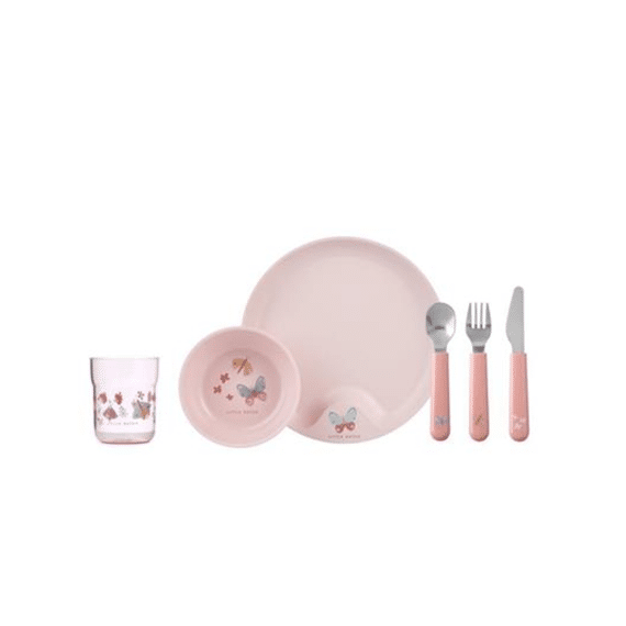 Little Dutch Kinderbord Mio Flowers & Butterflies