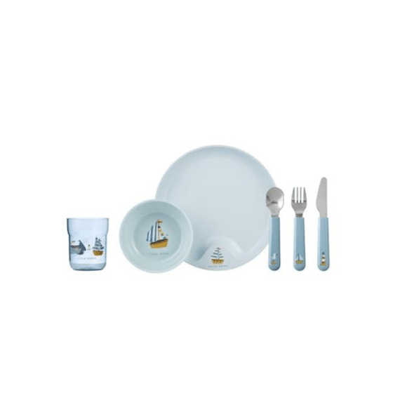 Little Dutch Set Kinderservies Mio 6delig Sailors Bay