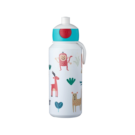 Mepal Drinkfles Pop-Up Campus Animal Friends 64 x 70 x 184mm 400ml