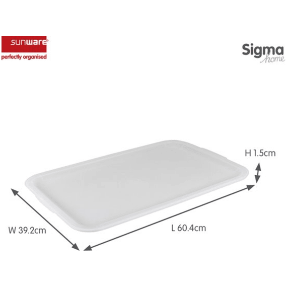 Sunware Sigma Home Deksel voor Box 45L Transparant