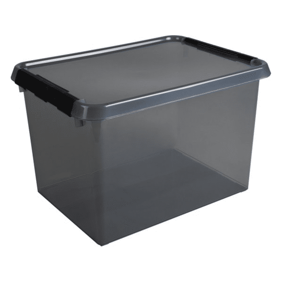 Sunware Comfort Line Box 22L Transparant Grijs-Zwart