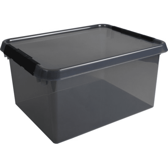 Sunware Comfort Line Box 36L Transparant Grijs-Zwart