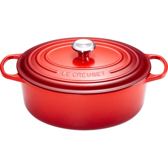 Le Creuset Signature Braad/Stoofpot Ovaal 33cm Kers