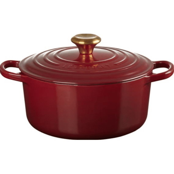 Le Creuset Signature Braad/Stoofpot Rond Hoog 24cm Rhône