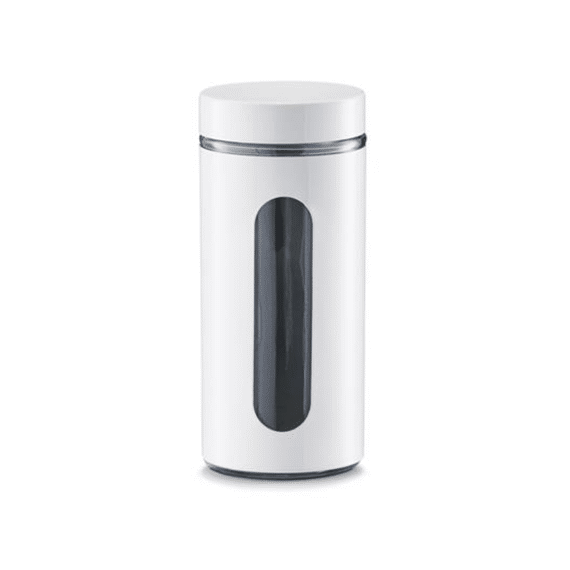 Zeller Vensterbus Metaal 10,2x23cm 1,2L Wit