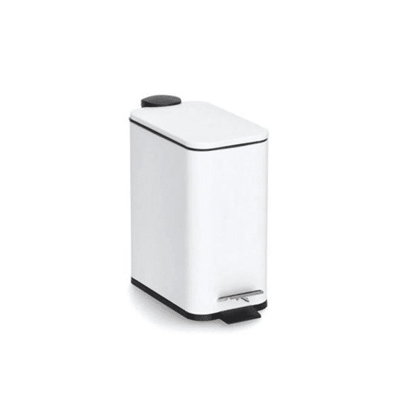 Zeller Pedaalemmer 5L Wit