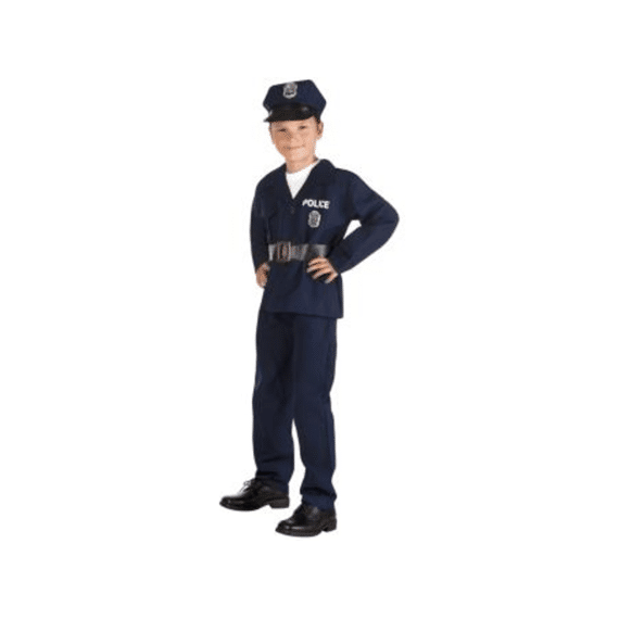 Kinderkostuum Politie officier 10-12 jaar