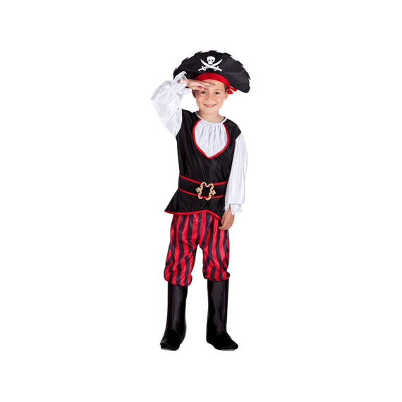 Kinderkostuum Piraat Tom 7-9 jaar