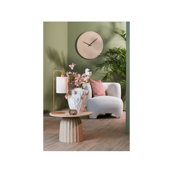 Tafellamp 26x20x59.5cm Donio Houtprint Naturel + Rope Creme