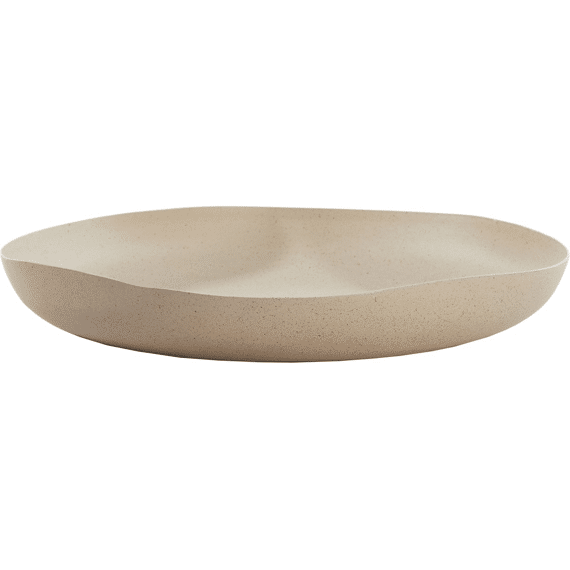 Schaal 44x43.5x7cm Anzio Zand + Licht Bruin Gestipt