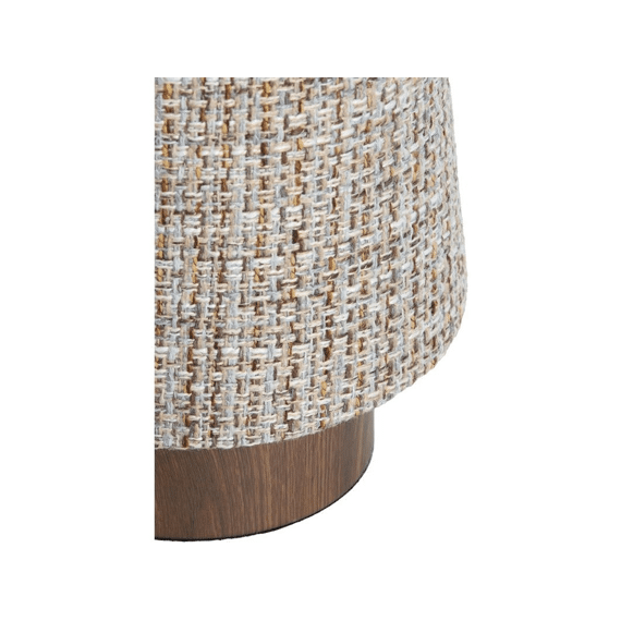 Tafellamp D19x52.5cm Howie Hout Print Donkerbruin + Lichtbruin