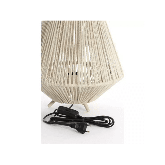 Tafellamp D28x32cm Felida Creme