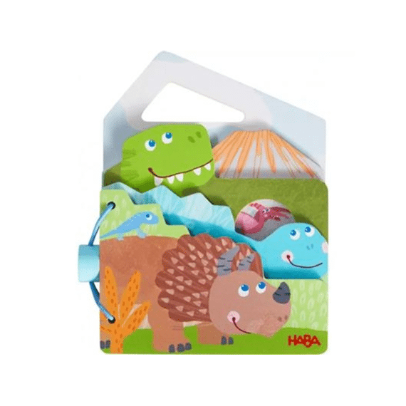 Haba 306789 Houten boek Dino''s